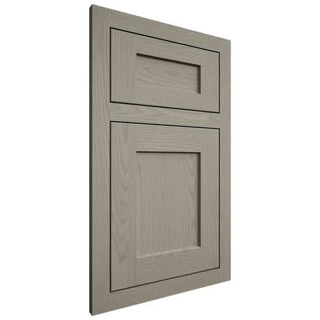 Shiloh Cabinetry Flush Inset Hanover Red Oak Plain Cut Thyme Door
