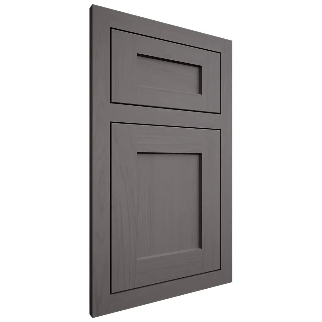 Shiloh Cabinetry Flush Inset Hanover Walnut Plain Cut Cadet Door