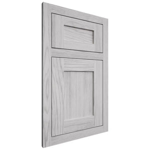 Shiloh Cabinetry Flush Inset Hanover Walnut Plain Cut Stratus Door