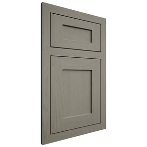 Shiloh Cabinetry Flush Inset Hanover Walnut Plain Cut Thyme Door