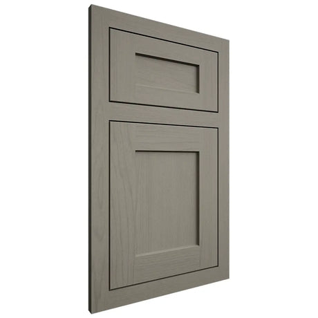 Shiloh Cabinetry Flush Inset Hanover Walnut Plain Cut Thyme Door