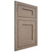 Shiloh Cabinetry Flush Inset Hanover White Oak Plain Cut Almond Door