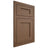 Shiloh Cabinetry Flush Inset Hanover White Oak Plain Cut Autumn Door