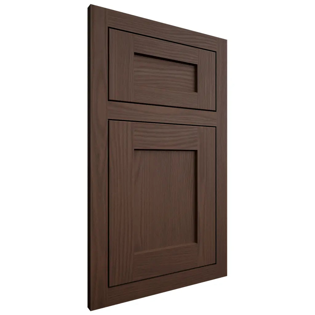 Shiloh Cabinetry Flush Inset Hanover White Oak Plain Cut Braun Door