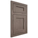 Shiloh Cabinetry Flush Inset Hanover White Oak Plain Cut Clay Door