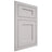 Shiloh Cabinetry Flush Inset Hanover White Oak Plain Cut Cotton Door