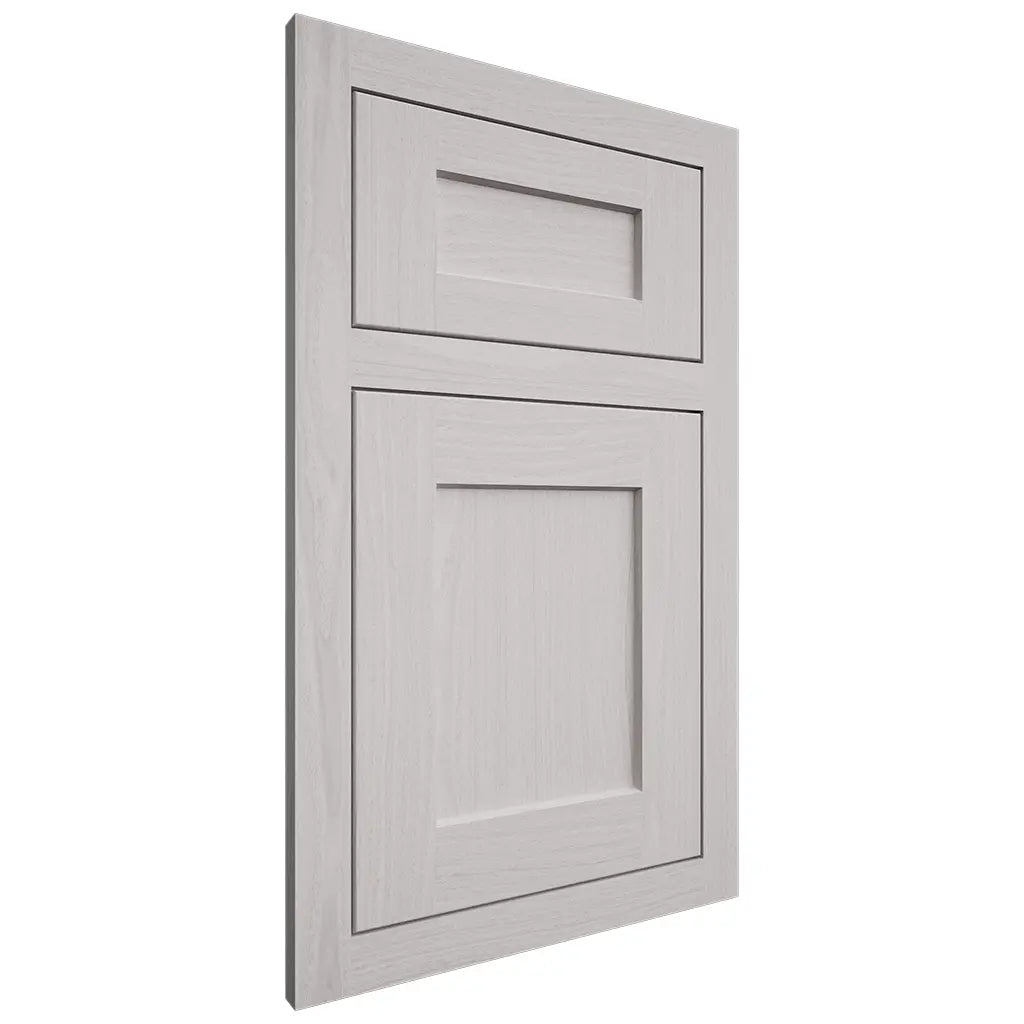 Shiloh Cabinetry Flush Inset Hanover White Oak Plain Cut Cotton Door