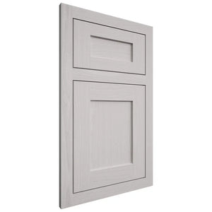 Shiloh Cabinetry Flush Inset Hanover White Oak Plain Cut Cotton Door
