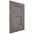 Shiloh Cabinetry Flush Inset Hanover White Oak Plain Cut Flagstone Door