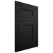 Shiloh Cabinetry Flush Inset Hanover White Oak Plain Cut Ink Door
