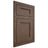 Shiloh Cabinetry Flush Inset Hanover White Oak Plain Cut Mineral Door