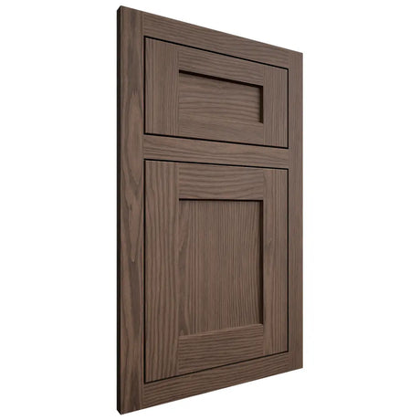 Shiloh Cabinetry Flush Inset Hanover White Oak Plain Cut Mineral Door