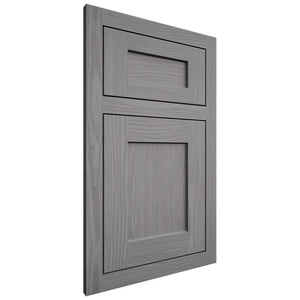 Shiloh Cabinetry Flush Inset Hanover White Oak Plain Cut Sterling Door