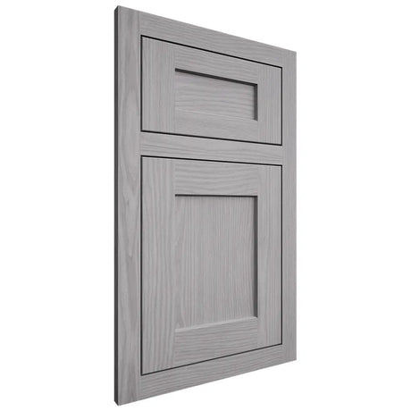 Shiloh Cabinetry Flush Inset Hanover White Oak Plain Cut Stratus Door