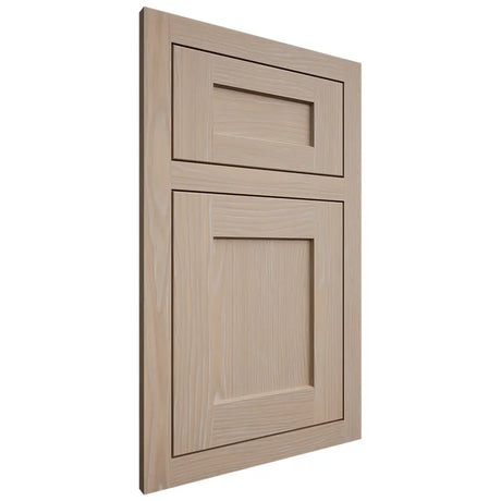 Shiloh Cabinetry Flush Inset Hanover White Oak Plain Cut Straw Door