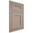 Shiloh Cabinetry Flush Inset Hanover White Oak Plain Cut Whitewash Door