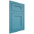 Shiloh Cabinetry Flush Inset Hanover White Oak Quarter Sawn Aqua Door