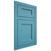 Shiloh Cabinetry Flush Inset Hanover White Oak Quarter Sawn Aqua Door
