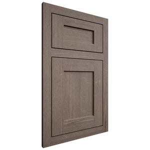 Shiloh Cabinetry Flush Inset Hanover White Oak Quarter Sawn Clay Door