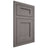 Shiloh Cabinetry Flush Inset Hanover White Oak Quarter Sawn Flagstone Door
