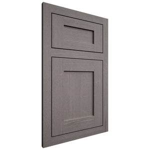 Shiloh Cabinetry Flush Inset Hanover White Oak Quarter Sawn Flagstone Door