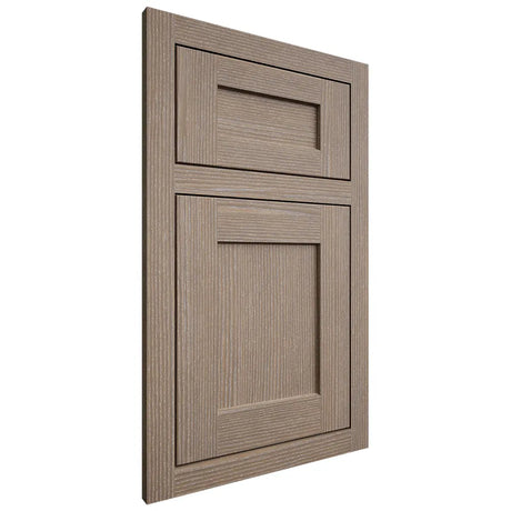 Shiloh Cabinetry Flush Inset Hanover White Oak Rift Cut Almond Door