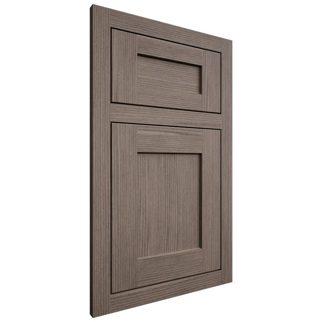 Shiloh Cabinetry Flush Inset Hanover White Oak Rift Cut Clay Door