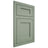 Shiloh Cabinetry Flush Inset Hanover White Oak Rift Cut Moss Door