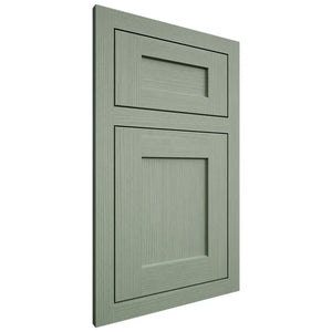 Shiloh Cabinetry Flush Inset Hanover White Oak Rift Cut Moss Door
