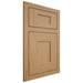 Shiloh Cabinetry Flush Inset Hartford Alder Plain Cut Natural Door