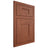 Shiloh Cabinetry Flush Inset Hartford Alder Plain Cut Sierra Door