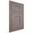 Shiloh Cabinetry Flush Inset Hartford Alder Plain Cut Stonehenge Door