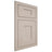Shiloh Cabinetry Flush Inset Hartford Alder Plain Cut White Sands Door