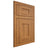 Shiloh Cabinetry Flush Inset Hartford Hickory Plain Cut Medium Door
