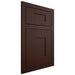 Shiloh Cabinetry Flush Inset Hartford Maple Plain Cut Cocoa Door