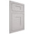 Shiloh Cabinetry Flush Inset Hartford Paintable Light French Gray Door