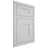 Shiloh Cabinetry Flush Inset Hartford Paintable Repose Gray Door