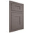 Shiloh Cabinetry Flush Inset Hartford Poplar Plain Cut Heatherstone Door