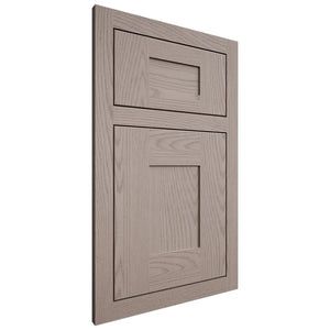 Shiloh Cabinetry Flush Inset Hartford Red Oak Plain Cut Sterling Door