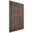 Shiloh Cabinetry Flush Inset Hartford White Oak Plain Cut Mineral Door