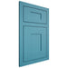 Shiloh Cabinetry Flush Inset Hartford White Oak Quarter Sawn Aqua Door