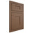 Shiloh Cabinetry Flush Inset Hartford White Oak Quarter Sawn Autumn Door