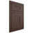 Shiloh Cabinetry Flush Inset Hartford White Oak Quarter Sawn Dusk Door