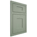 Shiloh Cabinetry Flush Inset Hartford White Oak Rift Cut Moss Door