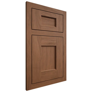 Shiloh Cabinetry Flush Inset Heritage Alder Plain Cut Cola Door