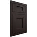 Shiloh Cabinetry Flush Inset Heritage Alder Plain Cut Espresso Door