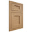 Shiloh Cabinetry Flush Inset Heritage Alder Plain Cut Natural Door