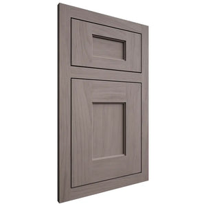 Shiloh Cabinetry Flush Inset Heritage Alder Plain Cut Stonehenge Door
