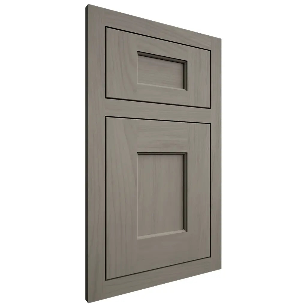 Shiloh Cabinetry Flush Inset Heritage Alder Plain Cut Thyme Door