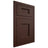 Shiloh Cabinetry Flush Inset Heritage Alder Plain Cut Umber Door